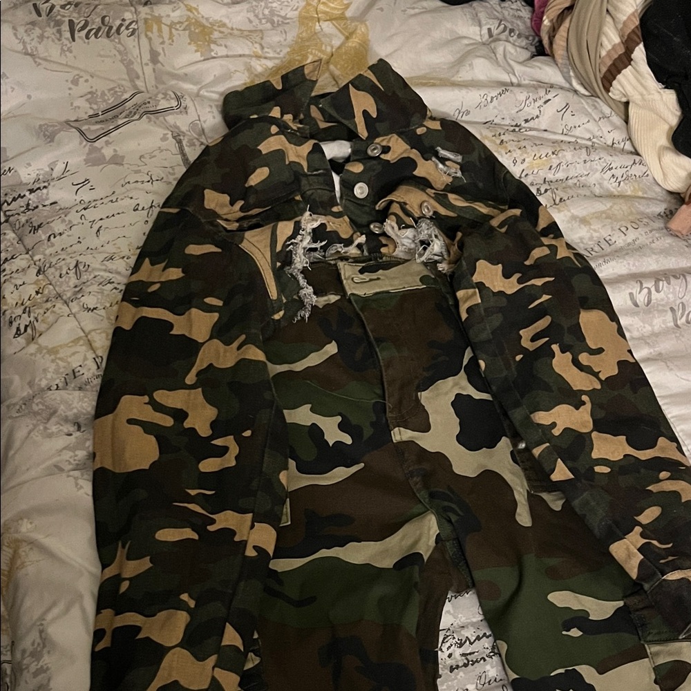 Camouflage Military 2 piece